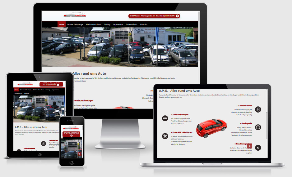 Screenshot AME Autohandel
